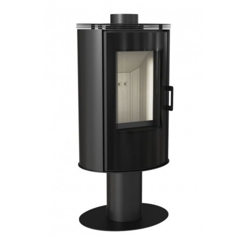 KRATKI Kominek wolnostojący KOZA AB S/N/O GLASS