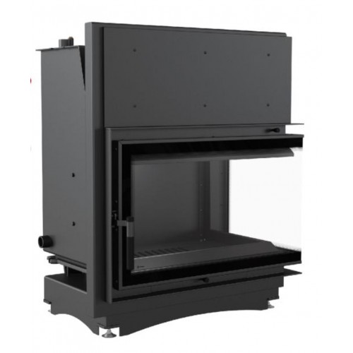 KRATKI Wkład kominkowy z płaszczem wodnym OLIWIA PW 17 prawy BS DECO