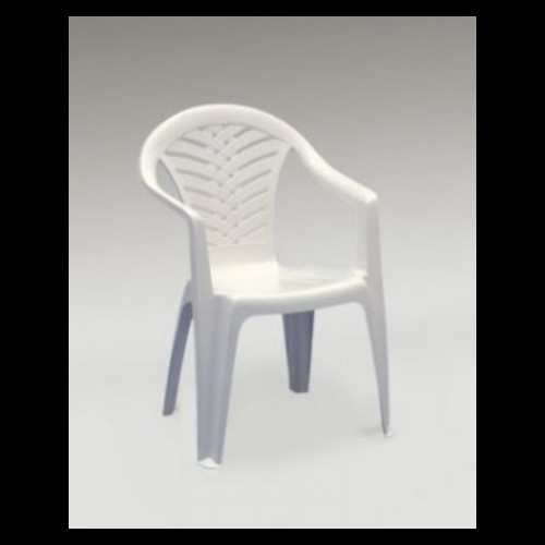 Plastikowe krzesło MALIBU białe 500/0 Plastikowe krzesło MALIBU białe 500/0