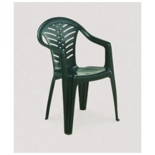 Plastikowe krzesło MALIBU zielone 501/0