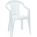 CURVER SICILIA Krzesło ogrodowe, 56 x 58 x 79 cm, białe 17180048