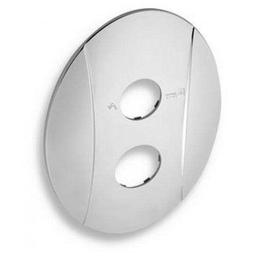 Ferro maskownica dwuotworowa - owal KRYT0050RA