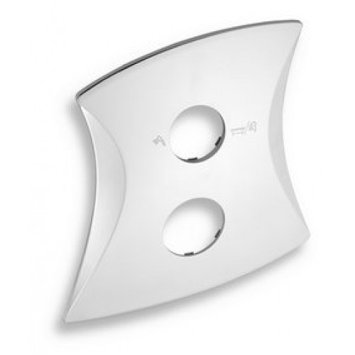 Ferro maskownica dwuotworowa - elipsa KRYT0050RD