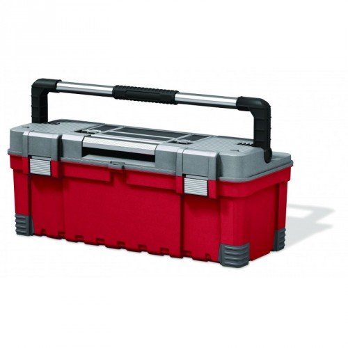 KETER HAWK Skrzynka narzędziowa 26 "66x29x26cm czerwona/szara/czarna 17185156