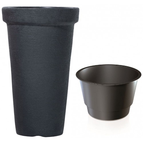 Prosperplast CLASSIC TOWER Doniczka 30cm, 20l, antracyt DPC30 Prosperplast CLASSIC TOWER Doniczka 30cm, 20l, antracyt DPC30