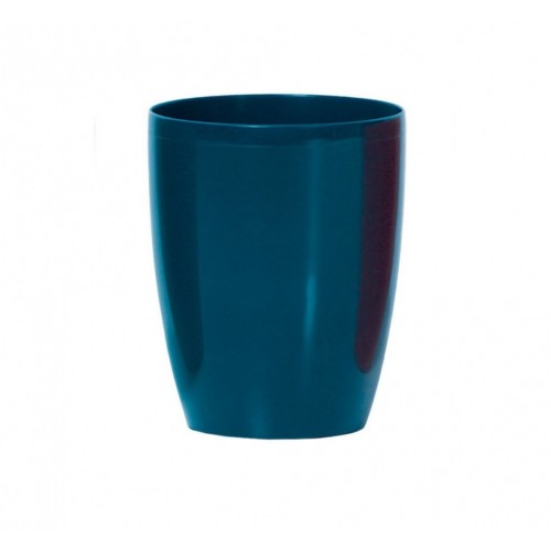 PROSPERPLAST COUBI Doniczka wysoka 18,3 cm, aquamarine DUOW160P