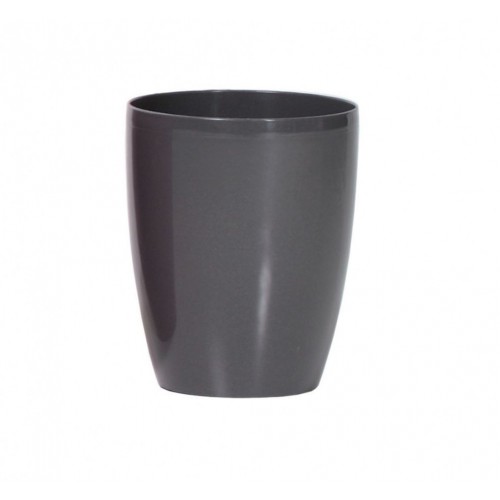 PROSPERPLAST COUBI Doniczka wysoka 18,3 cm, grafit DUOW160P