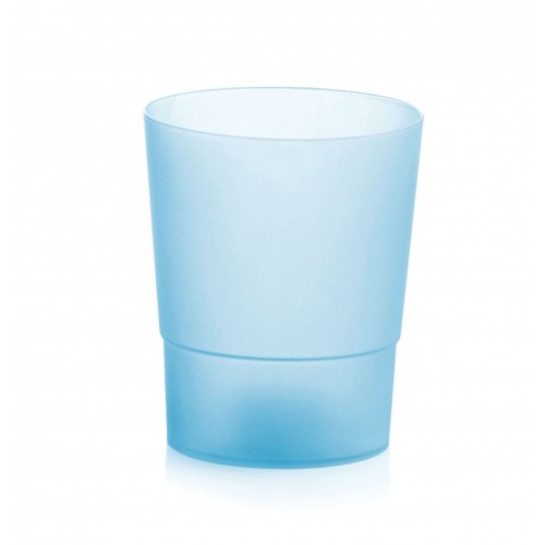 COUBI Doniczka na orchideę 12,5cm, niebieski transp.mat DSTO125M