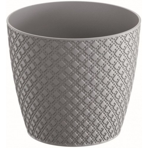 Prosperplast ORIENT Doniczka 15,7 cm, szary DOR160 Prosperplast ORIENT Doniczka 15,7 cm, szary DOR160