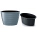 Prosperplast FREZE Doniczka owalna 59,3cm, jasny szary DBFEE600