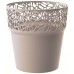 Prosperplast TREE ażurowa osłonka na doniczkę 17,5cm, mocca DTRE175