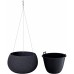 Prosperplast SPLOFY Bowl WS Doniczka wisząca 23,9cm, 2,3l, antracyt DKSP240WS