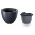Prosperplast HEOS Doniczka 29,8cm, antracyt DBHEM300