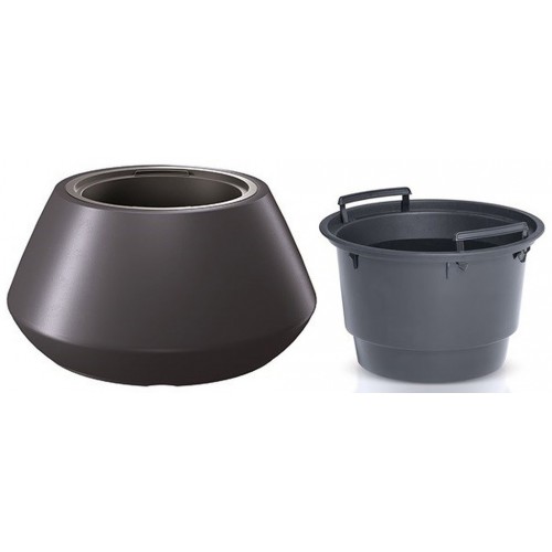 Prosperplast HEOS Doniczka 58,2cm, antracyt DMHET600 Prosperplast HEOS Doniczka 58,2cm, antracyt DMHET600
