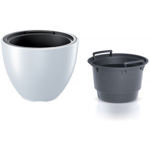 Prosperplast HEOS Doniczka 29,8cm, biały DBHEM300