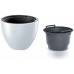 Prosperplast HEOS Doniczka 29,8cm, biały DBHEM300