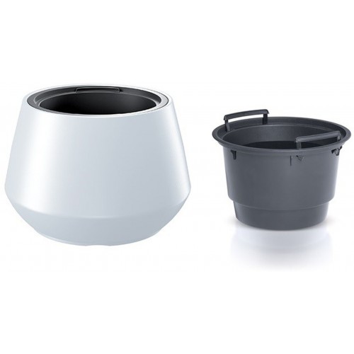Prosperplast HEOS Doniczka 43,6cm, biały DMHET440