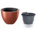 Prosperplast HEOS Doniczka 29,8cm, miedź DBHEM300