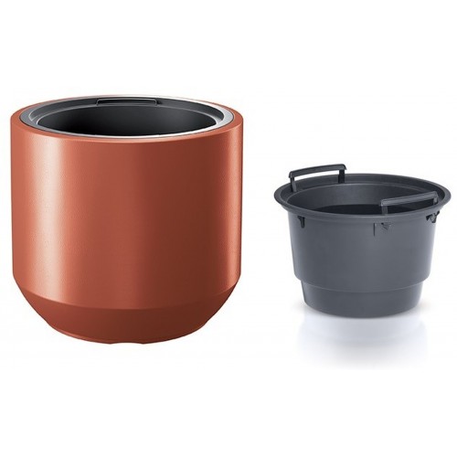 Prosperplast HEOS Doniczka 39cm, miedź DBHEW400