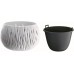 Prosperplast SANDY Bowl Doniczka 24cm, 2,3l, biały DSK240