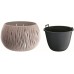 Prosperplast SANDY Bowl Doniczka 48cm, 21l, mocca DSK480