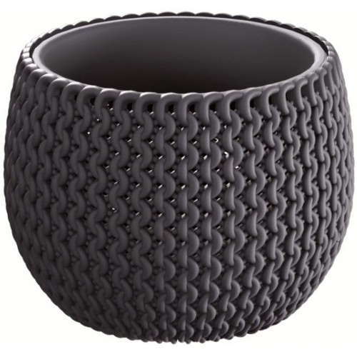 Prosperplast SPLOFY Bowl doniczka 14,4cm, 0,75l, antracyt DKSP150 Prosperplast SPLOFY Bowl doniczka 14,4cm, 0,75l, antracyt DKSP150