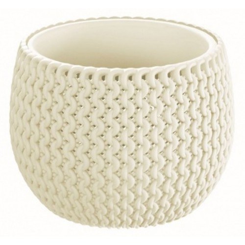 Prosperplast SPLOFY Bowl doniczka 18cm, 1,4l, kremowy DKSP180 Prosperplast SPLOFY Bowl doniczka 18cm, 1,4l, kremowy DKSP180