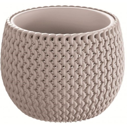 Prosperplast SPLOFY Bowl doniczka 14,4cm, 0,75l, mocca DKSP150