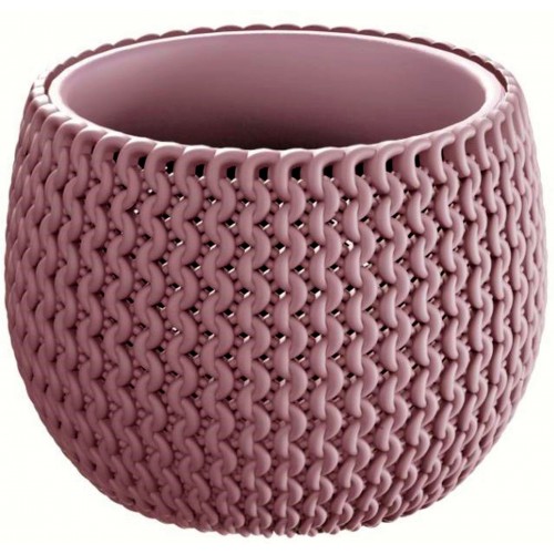 Prosperplast SPLOFY Bowl doniczka 18cm, 1,4l, jagodowy jasny DKSP180