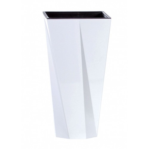 PROSPERPLAST URBI TWIST P Doniczka 1,2 / 2,8l, biały DURD140P PROSPERPLAST URBI TWIST P Doniczka 1,2 / 2,8l, biały DURD140P
