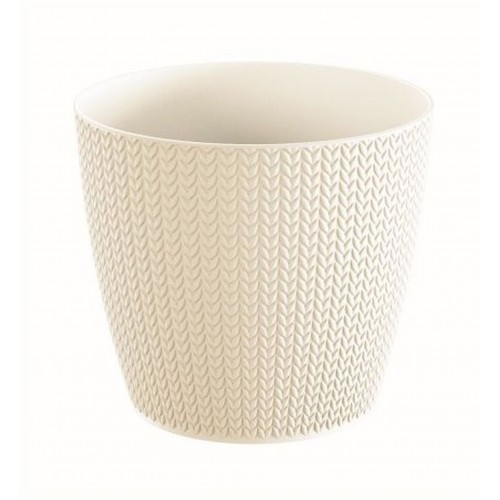 Prosperplast WHEATY Doniczka 15,7 cm, kremowy DWH160 Prosperplast WHEATY Doniczka 15,7 cm, kremowy DWH160