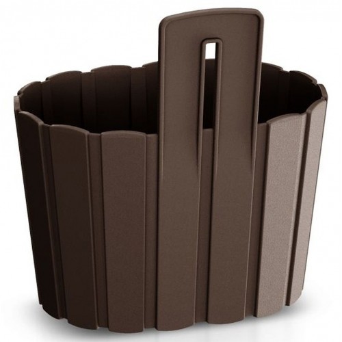 PROSPERPLAST BOARDEE WALL Doniczka 19,4 cm, brązowy DDES200 PROSPERPLAST BOARDEE WALL Doniczka 19,4 cm, brązowy DDES200
