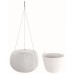 Prosperplast SPLOFY Bowl WS Doniczka wisząca 37cm, 9l, biała DKSP370WS