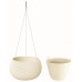 PROSPERPLAST SPLOFY Bowl WS Doniczka wisząca 37 cm, kremowa DKSP370WS
