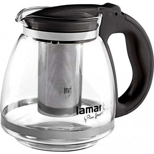LAMART Dzbanek z zaparzaczem LT7027 czarny 1,5L LAMART Dzbanek z zaparzaczem LT7027 czarny 1,5L