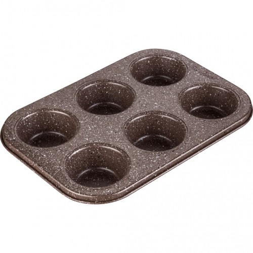 LAMART LT3081 MARBLE Forma do muffinek 28,5x17,5x3,2cm brązowa LAMART LT3081 MARBLE Forma do muffinek 28,5x17,5x3,2cm brązowa