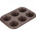 LAMART LT3081 MARBLE Forma do muffinek 28,5x17,5x3,2cm brązowa