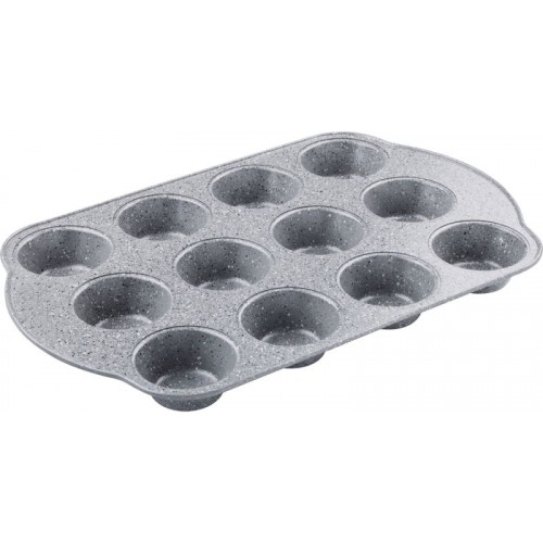 LAMART LT3042 STONE Forma na 12 muffinek 41,3x26,5x3,2cm 42001614 LAMART LT3042 STONE Forma na 12 muffinek 41,3x26,5x3,2cm 42001614