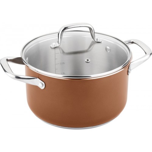 LAMART JOLI LT1041 Garnek 22x12,5 brązowy 42001770