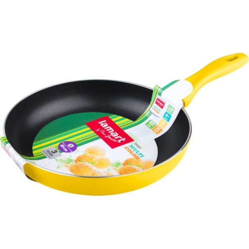 LAMART LT1022 Patelnia z powłoka nieprzywierającą 28cm żółta 42001462