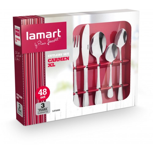 LAMART CARMEN LT 5006 Komplet sztućców 48 szt XL 42001831