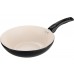 LAMART ECOLOR Patelnia ceramiczna "wok" LTK2808BW czarna, 42000205