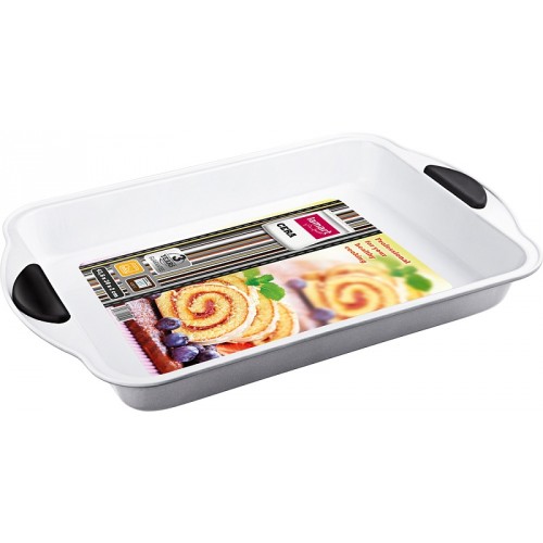 LAMART CERA Ceramiczna brytfanna LT3035 srebrna, 42000318