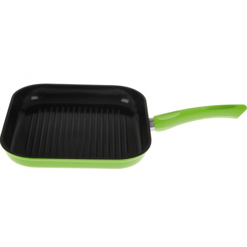 LAMART Patelnia ceramiczna Grill 26 cm, K2640GB zielona, 40026524