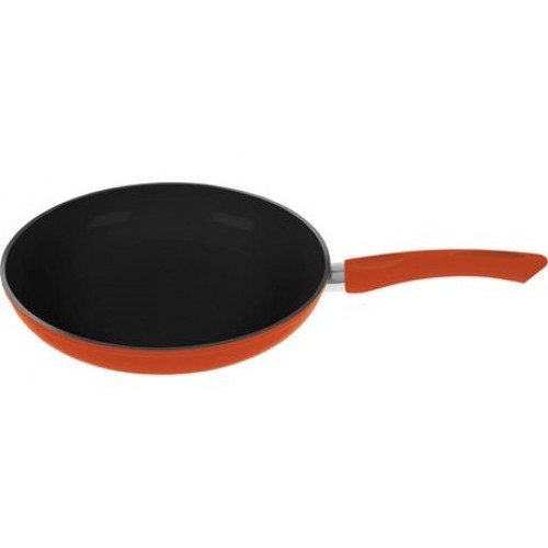 LAMART Patelnia ceramiczna 28 cm, K2850RB czerwona, 40026520