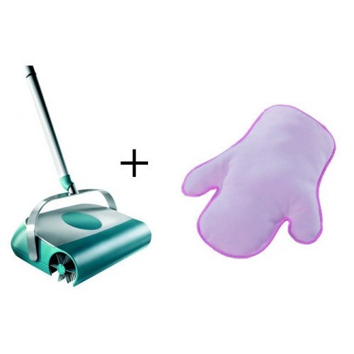 LEIFHEIT Szczotka mechaniczna REGULUS SUPRA + Rękawica do kurzu MICROFIBRE 11950H LEIFHEIT Szczotka mechaniczna REGULUS SUPRA + Rękawica do kurzu MICROFIBRE 11950H