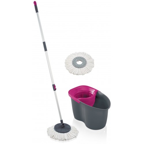 LEIFHEIT Zestaw Clean Twist Mop Active różowy 55267