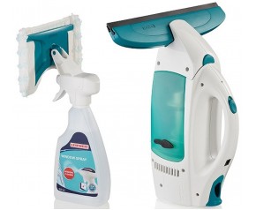 LEIFHEIT Dry&Clean Odkurzacz do szyb z myjką ze spryskiwaczem 500 ml 51021