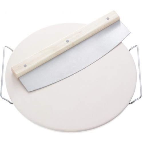LEIFHEIT Ceramiczny kamień do pizzy z nożem 03159