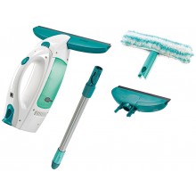 LEIFHEIT Dry&Clean Zestaw: Myjka do szyb z 43 cm rączką, mopem, głowicą ssącą 51016